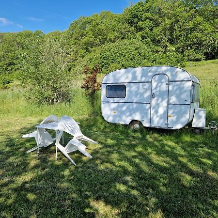 Camping La Foret Du Morvan Vintage Caravan Larochemillay Екстериор снимка