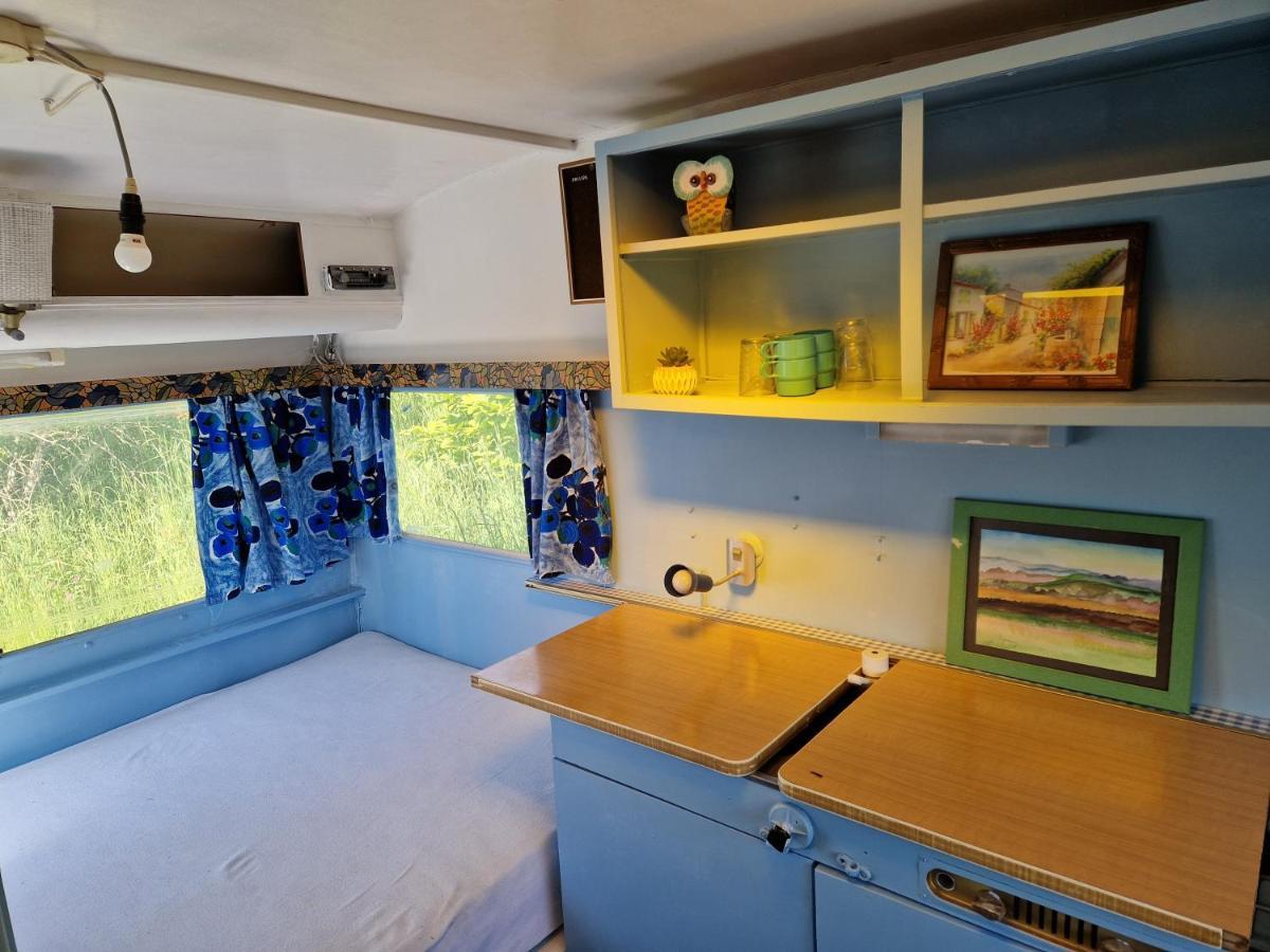 Camping La Foret Du Morvan Vintage Caravan Larochemillay Екстериор снимка
